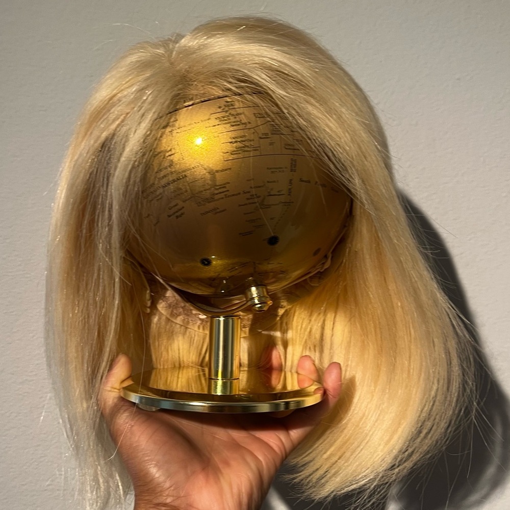 Human Hair Blonde Bob Wig by LUVME
